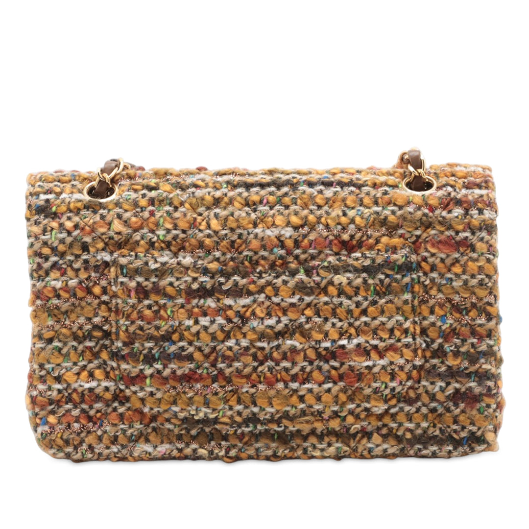 Chanel Medium Classic Tweed Double rabat