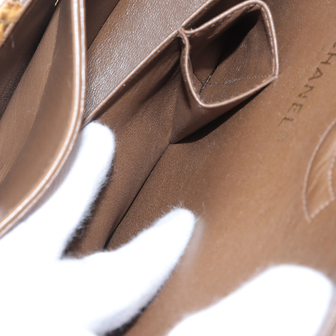 Chanel Medium Classic Tweed Double rabat