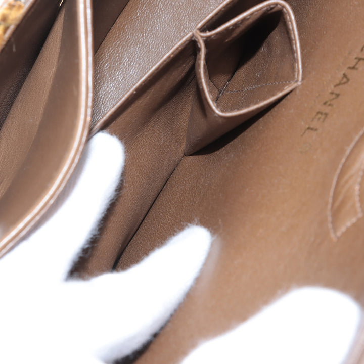 Chanel Medium Classic Tweed Double rabat