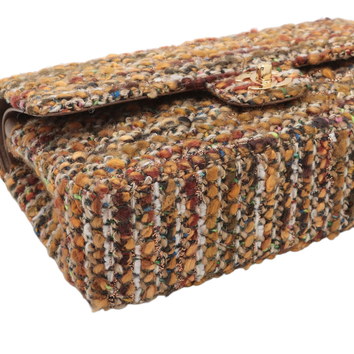 Chanel Medium Classic Tweed Double rabat