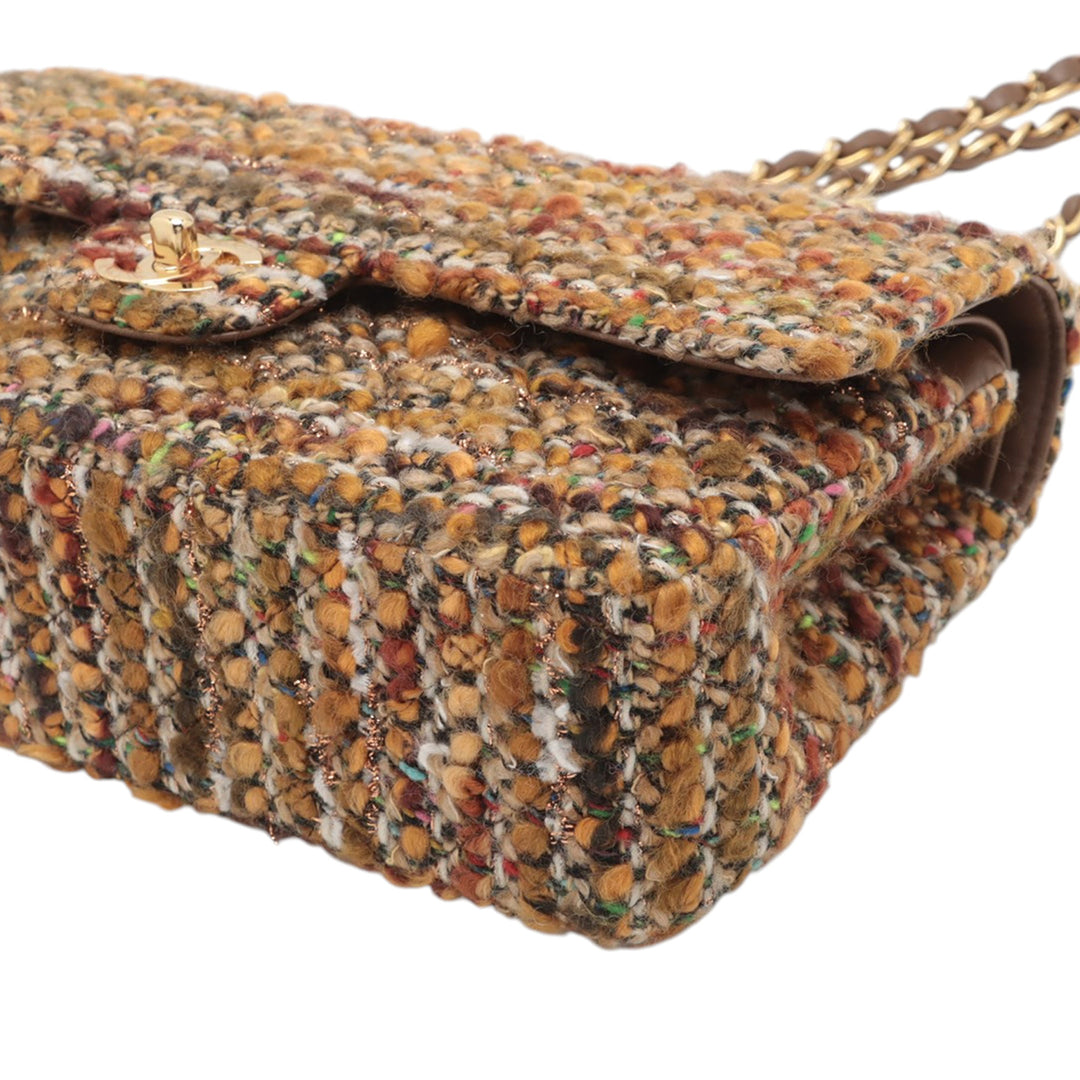 Chanel Medium Classic Tweed Double rabat