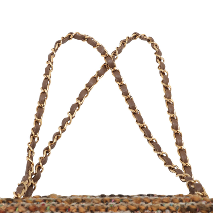 Chanel Medium Classic Tweed Double rabat