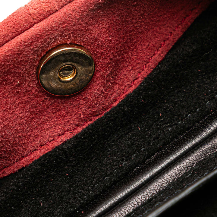 Suede Nadja Rose Shoulder Bag Red - Gaby Paris