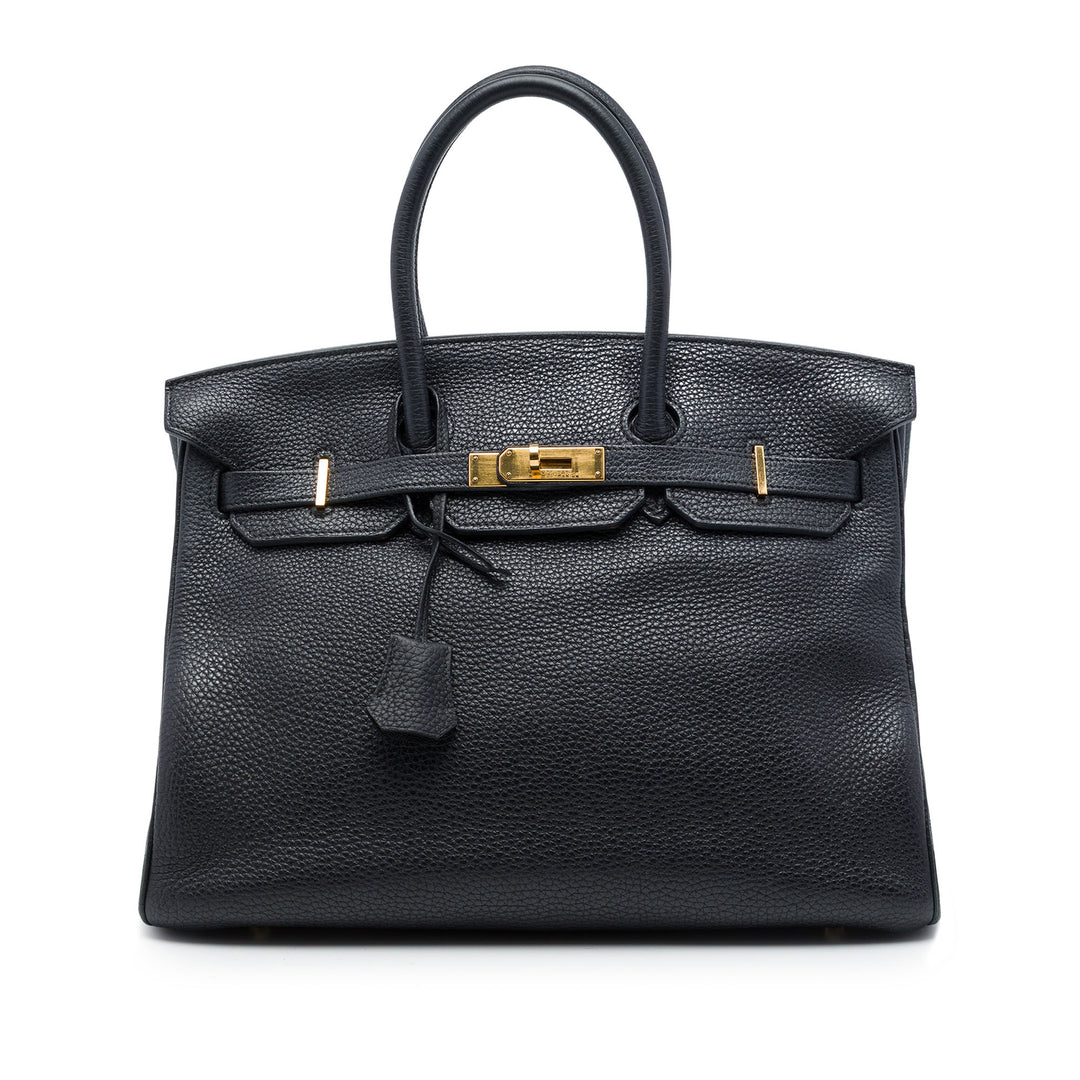 Hermès Birkin Retourne 35 Togo Noir – vue principale – GABY PARIS