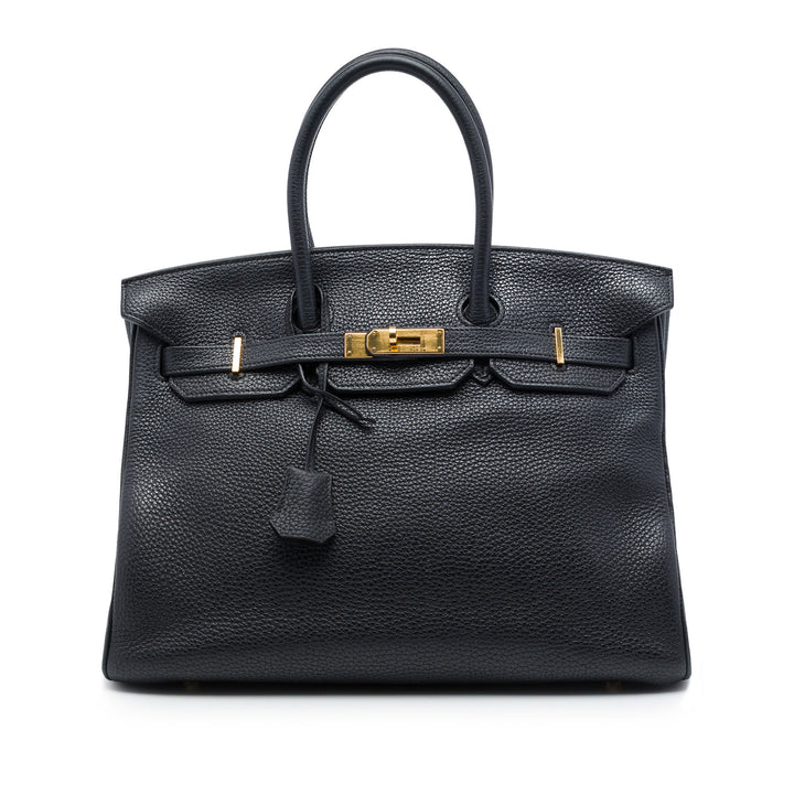 Hermès Birkin Retourne 35 Togo Noir – vue principale – GABY PARIS