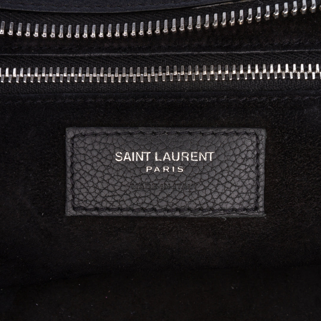 Saint Laurent Cabas grainé Rive Gauche Petit Cuir de veau grainé Noir – vue 5 – GABY PARIS