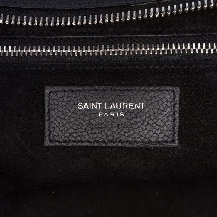 Saint Laurent Cabas grainé Rive Gauche Petit Cuir de veau grainé Noir – vue 5 – GABY PARIS
