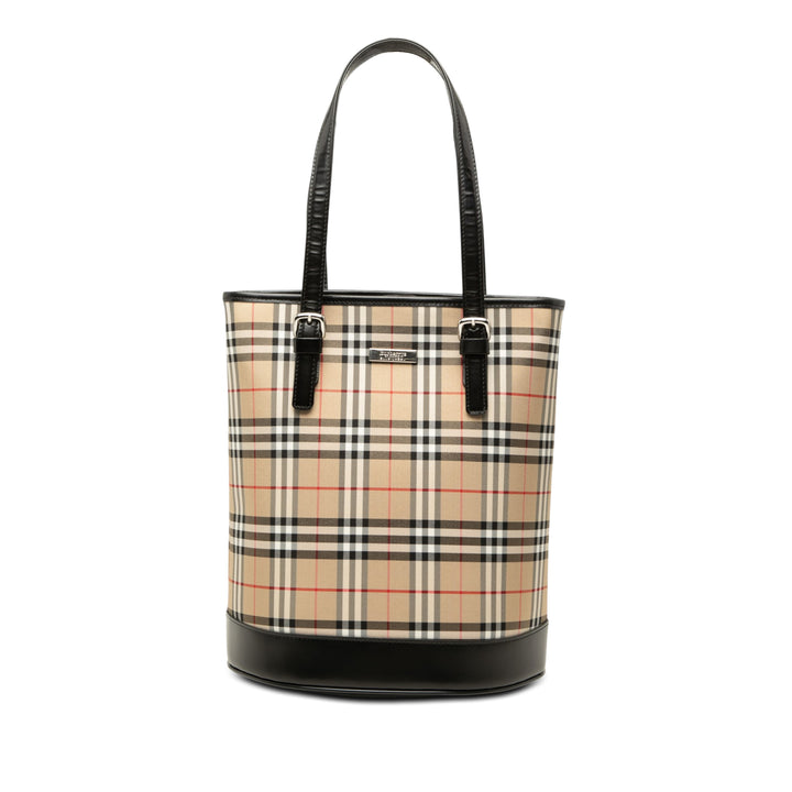 Burberry House Check Sac seau Toile enduite
