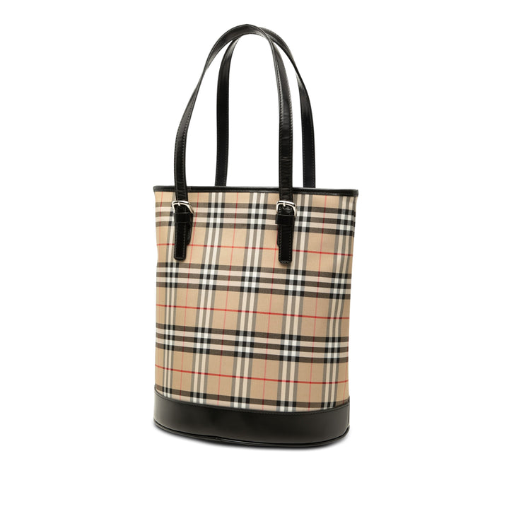 Burberry House Check Sac seau Toile enduite