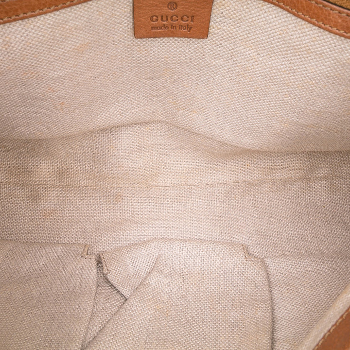 GG Canvas Marrakech Clutch Brown - Gaby Paris