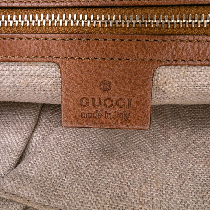 GG Canvas Marrakech Clutch Brown - Gaby Paris