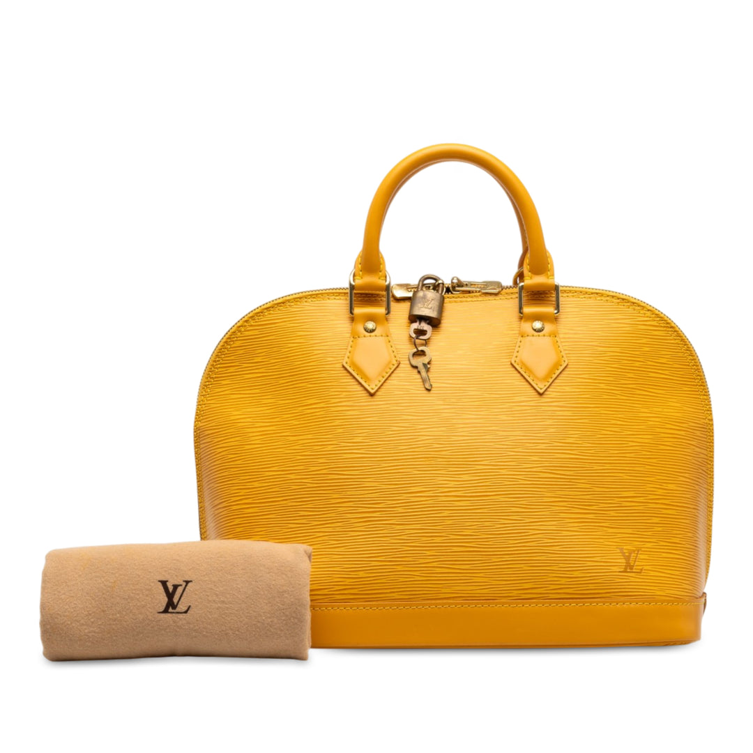 Louis Vuitton Alma PM Épi Jaune
