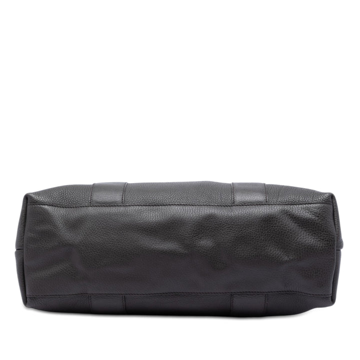 Bamboo Libeccio Cabas Moyen Cuir de veau Marron