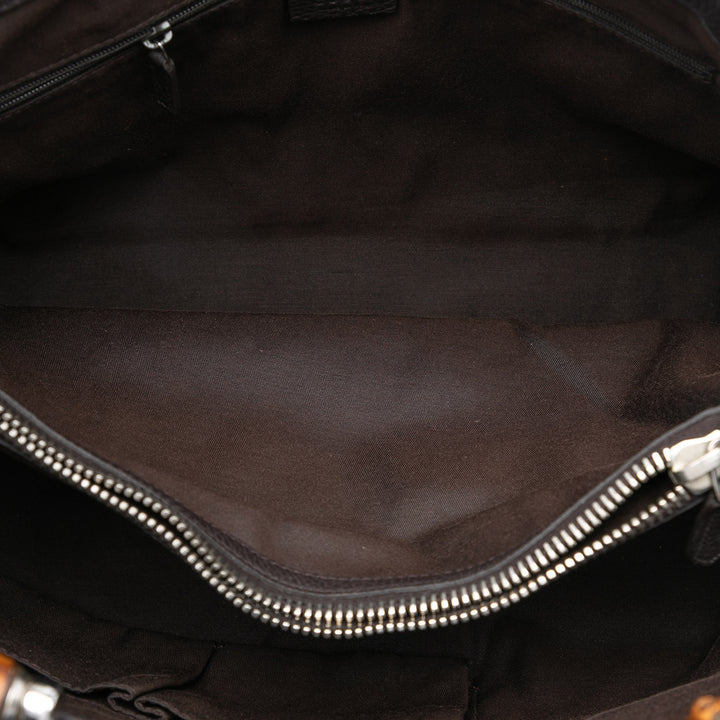 Bamboo Libeccio Cabas Moyen Cuir de veau Marron