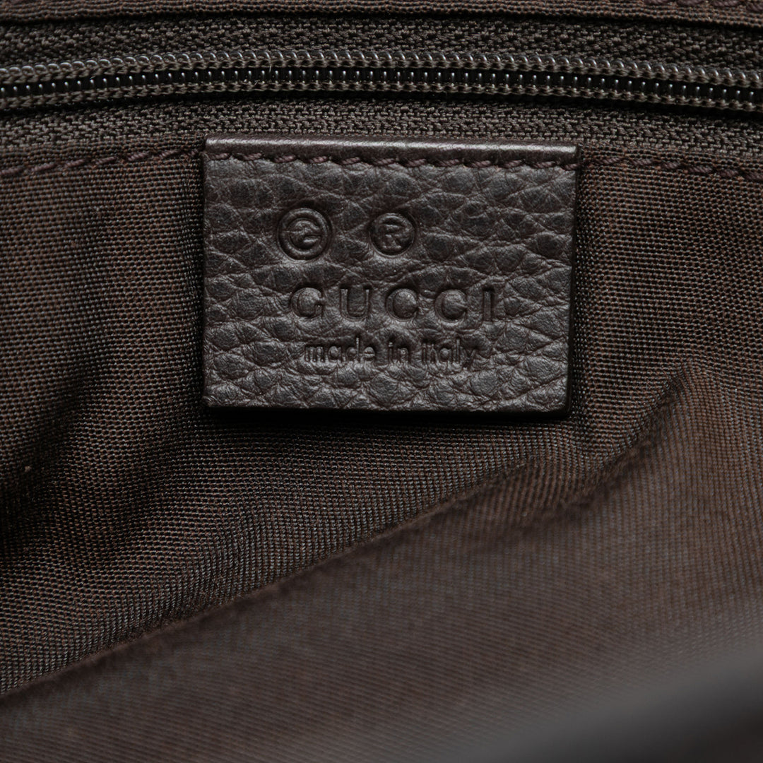 Bamboo Libeccio Cabas Moyen Cuir de veau Marron