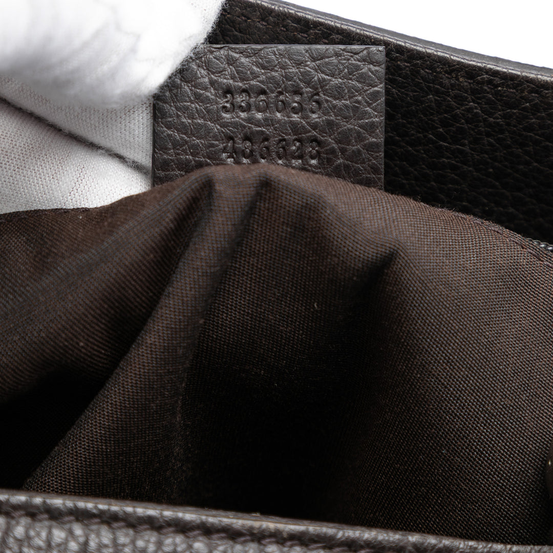 Bamboo Libeccio Cabas Moyen Cuir de veau Marron