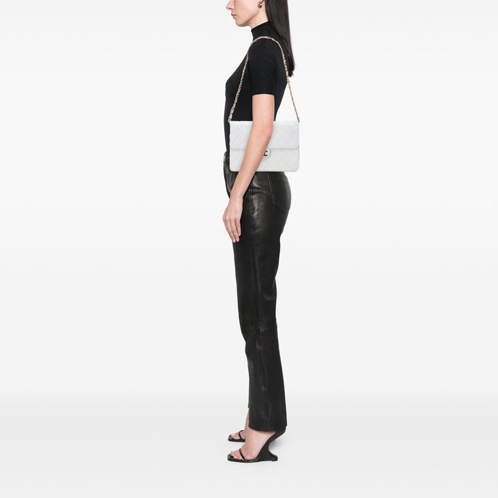 Chanel CC Matelassé Cuir d’agneau Simple rabat