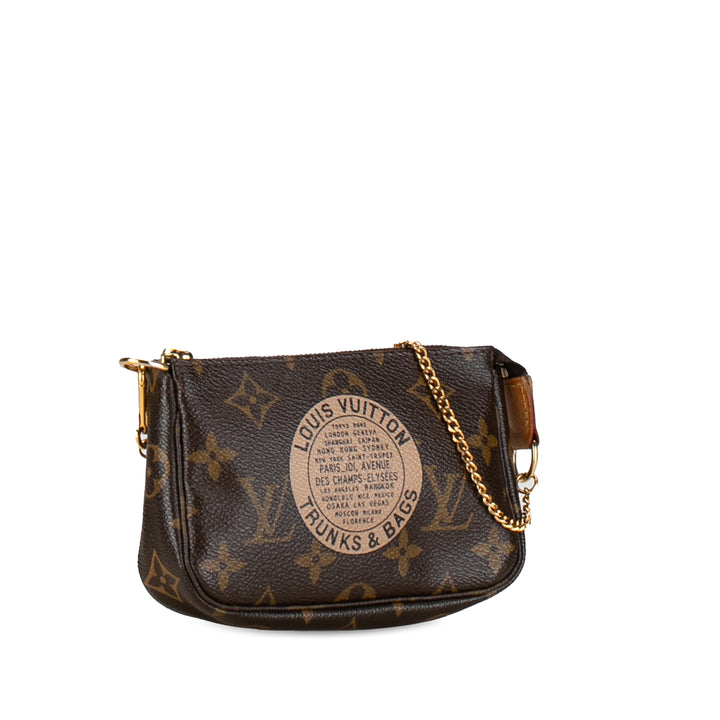 Monogram Trunks and Bags Mini Pochette Accessoires Brown - Gaby Paris