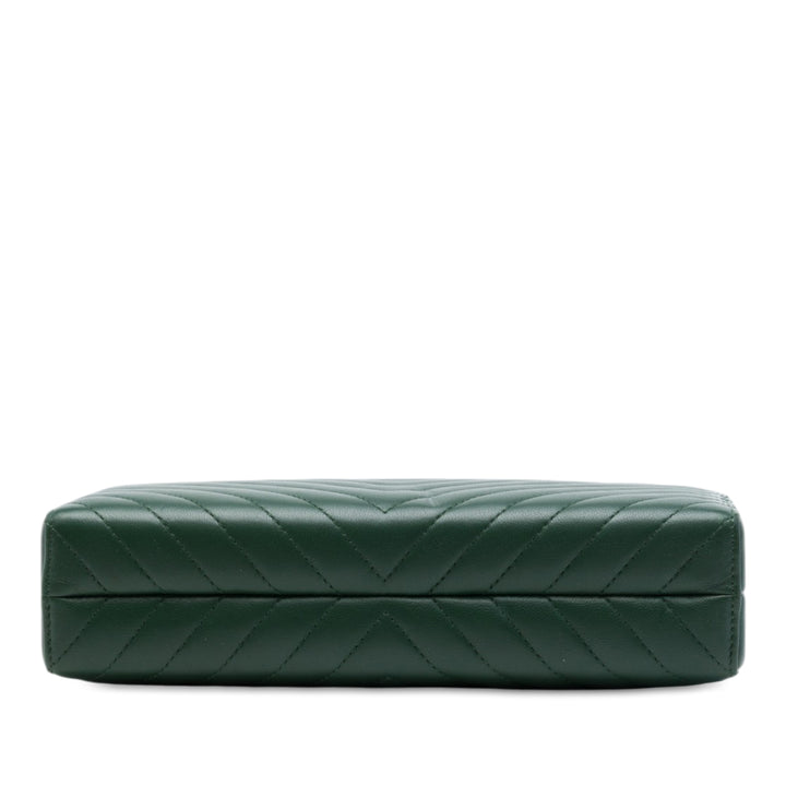 Chevron Reissue 2.55 Sac boîte Cuir d'agneau Vert