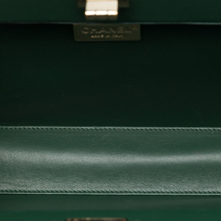 Chevron Reissue 2.55 Sac boîte Cuir d'agneau Vert