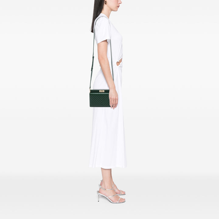 Chevron Reissue 2.55 Sac boîte Cuir d'agneau Vert