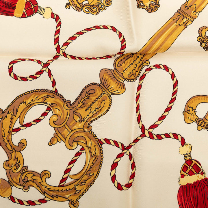Hermès Les Cles Foulard 90 Soie