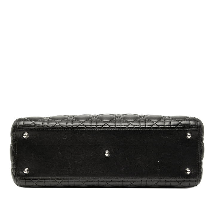 Dior Large Cuir d’agneau Cannage Lady Dior