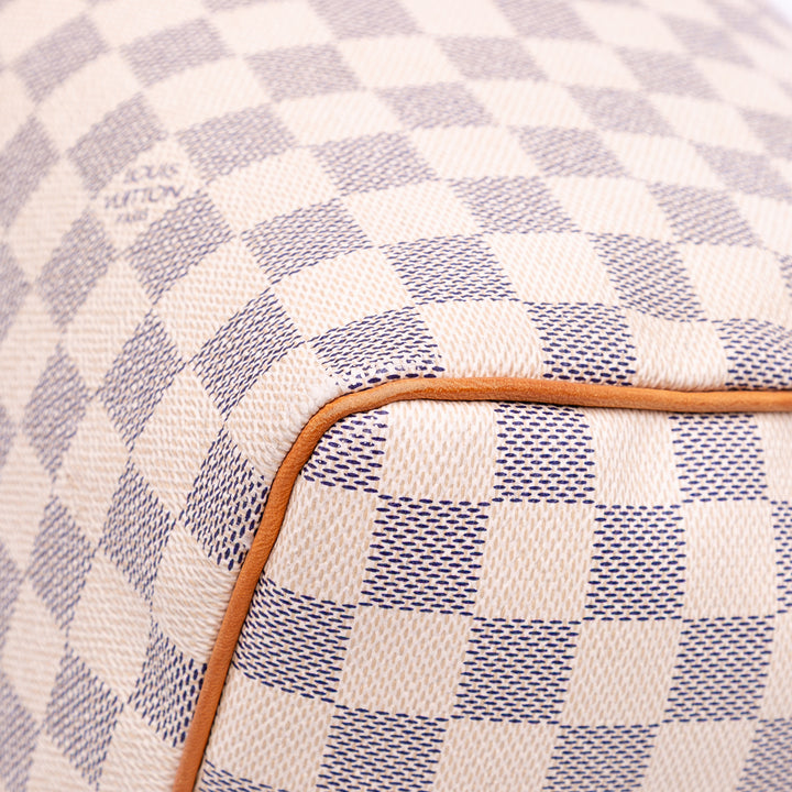 Louis Vuitton Damier Azur Speedy 30 Blanc – GABY PARIS Authentique