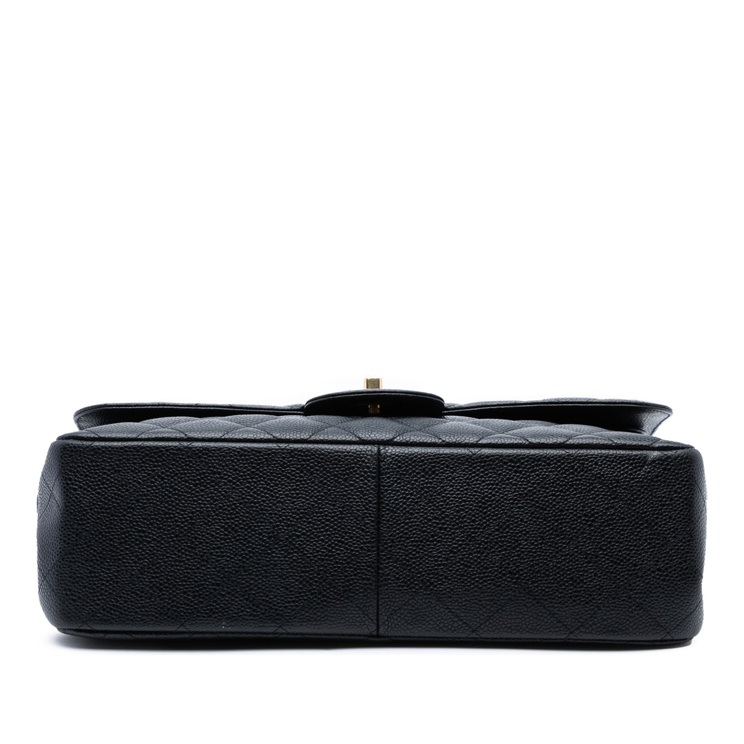 Chanel Jumbo Classic Caviar Double rabat Noir – GABY PARIS Authentique