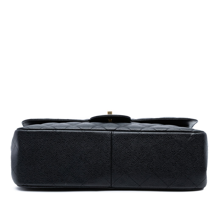 Chanel Jumbo Classic Caviar Double rabat Noir – GABY PARIS Authentique