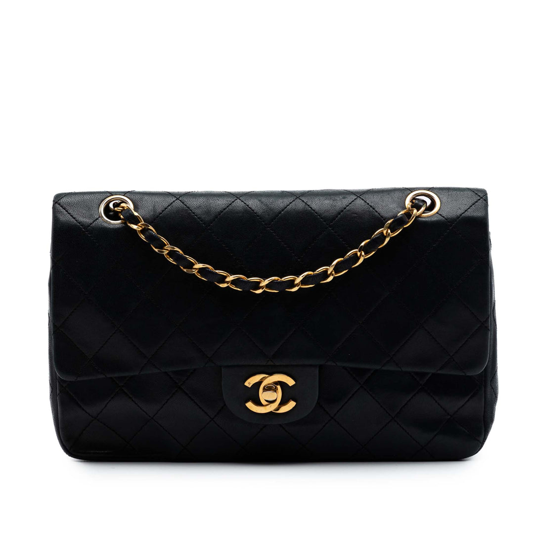 Chanel Medium Classic Cuir d’agneau Double rabat