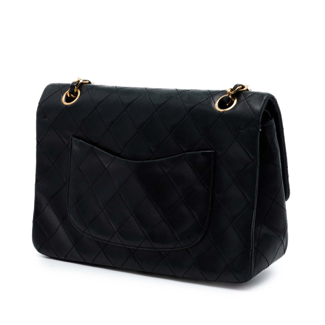 Chanel Medium Classic Cuir d’agneau Double rabat