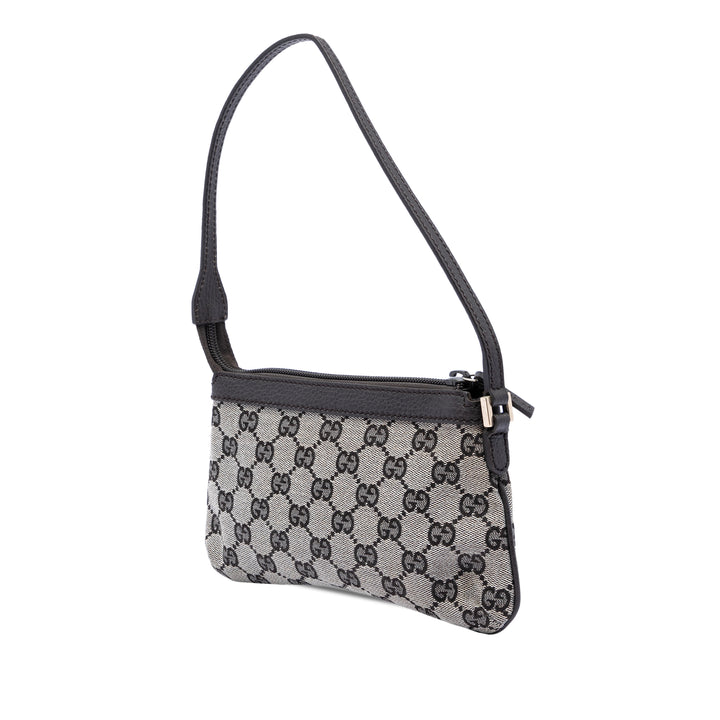 Gucci GG Toile Bumble Bee Charm Pochette