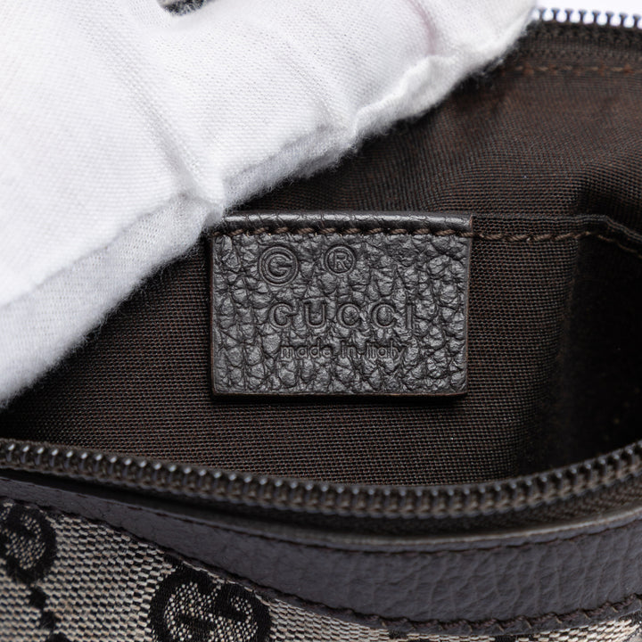 Gucci GG Toile Bumble Bee Charm Pochette