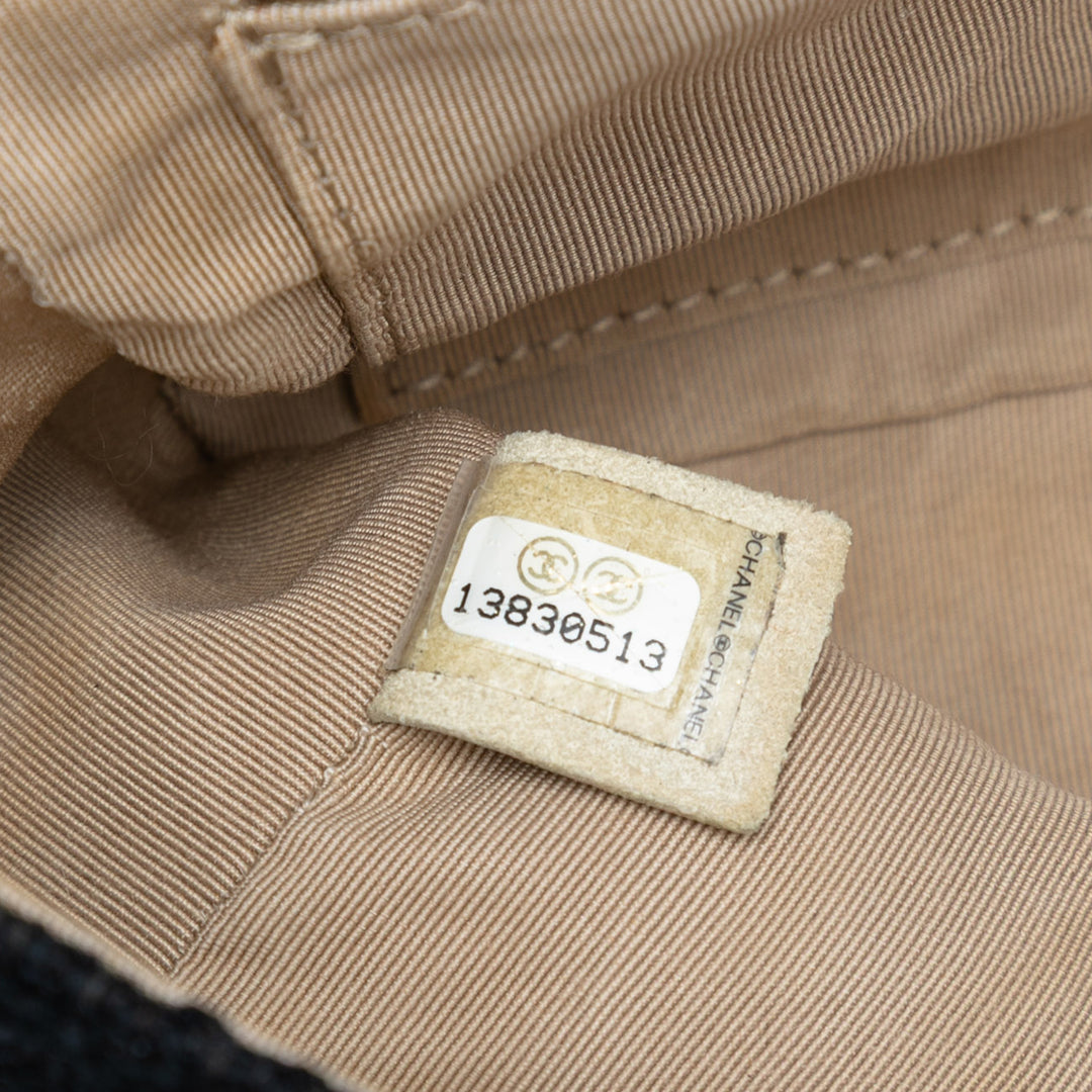 Chanel Medium Classic Tweed Simple rabat Noir – GABY PARIS Authentique