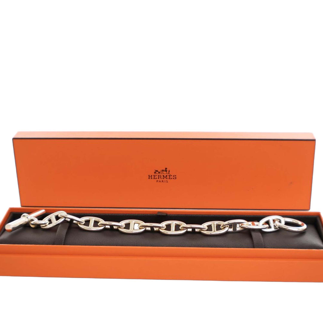 Large Model Sterling Silver Chaine D Ancre Bracelet Silver - Gaby Paris