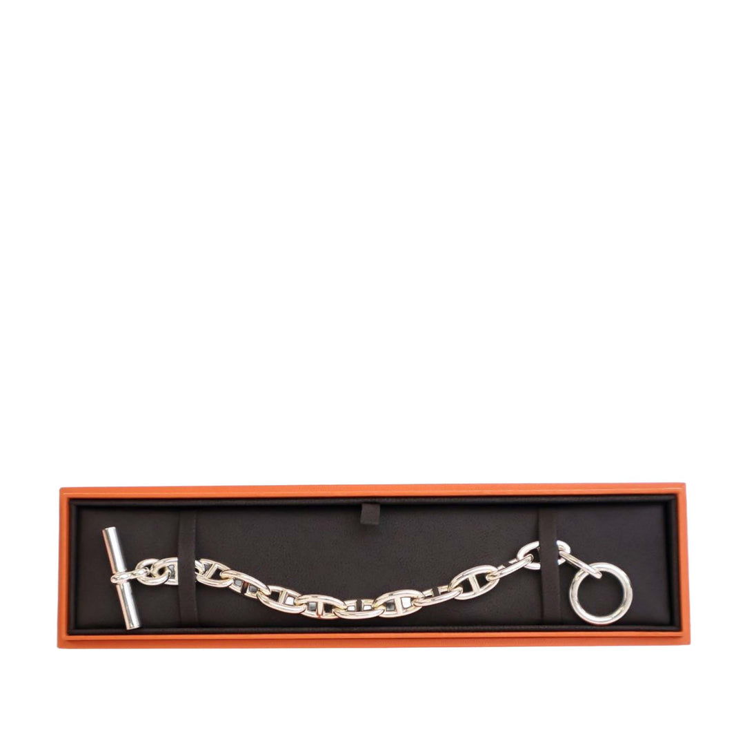 Large Model Sterling Silver Chaine D Ancre Bracelet Silver - Gaby Paris