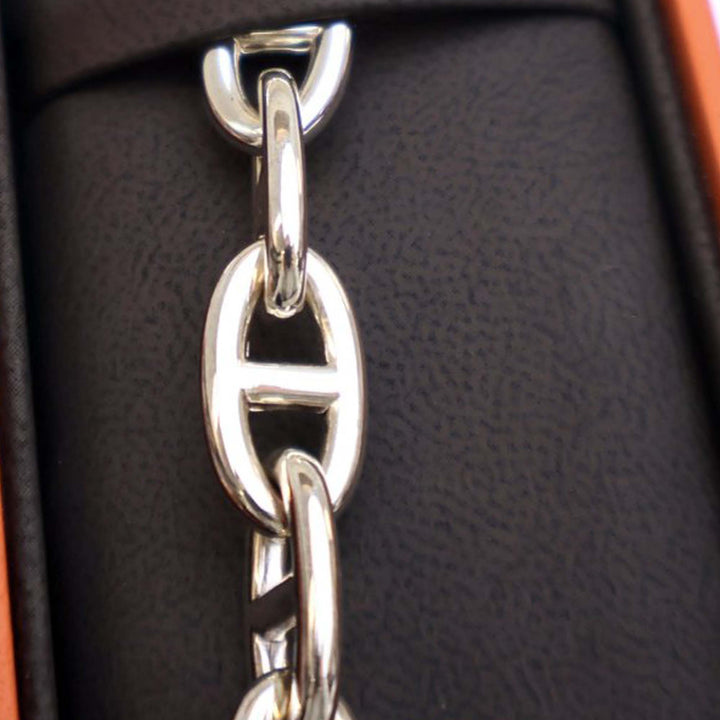 Large Model Sterling Silver Chaine D Ancre Bracelet Silver - Gaby Paris