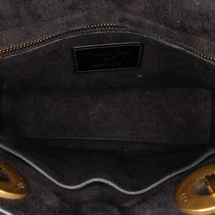 Small Crinkled Patent Cannage My ABCDior Lady Dior Black - Gaby Paris