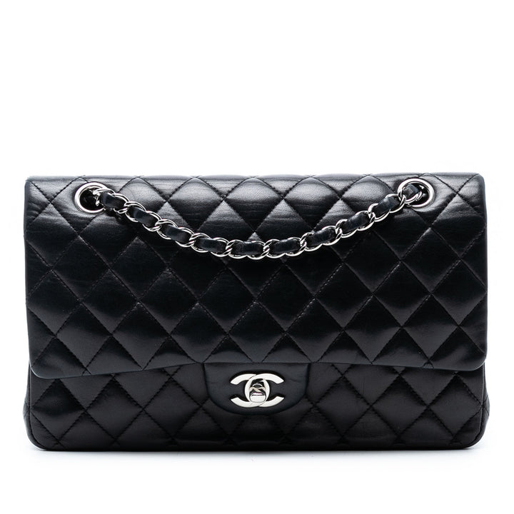 Chanel Medium Classic Cuir d’agneau Double rabat
