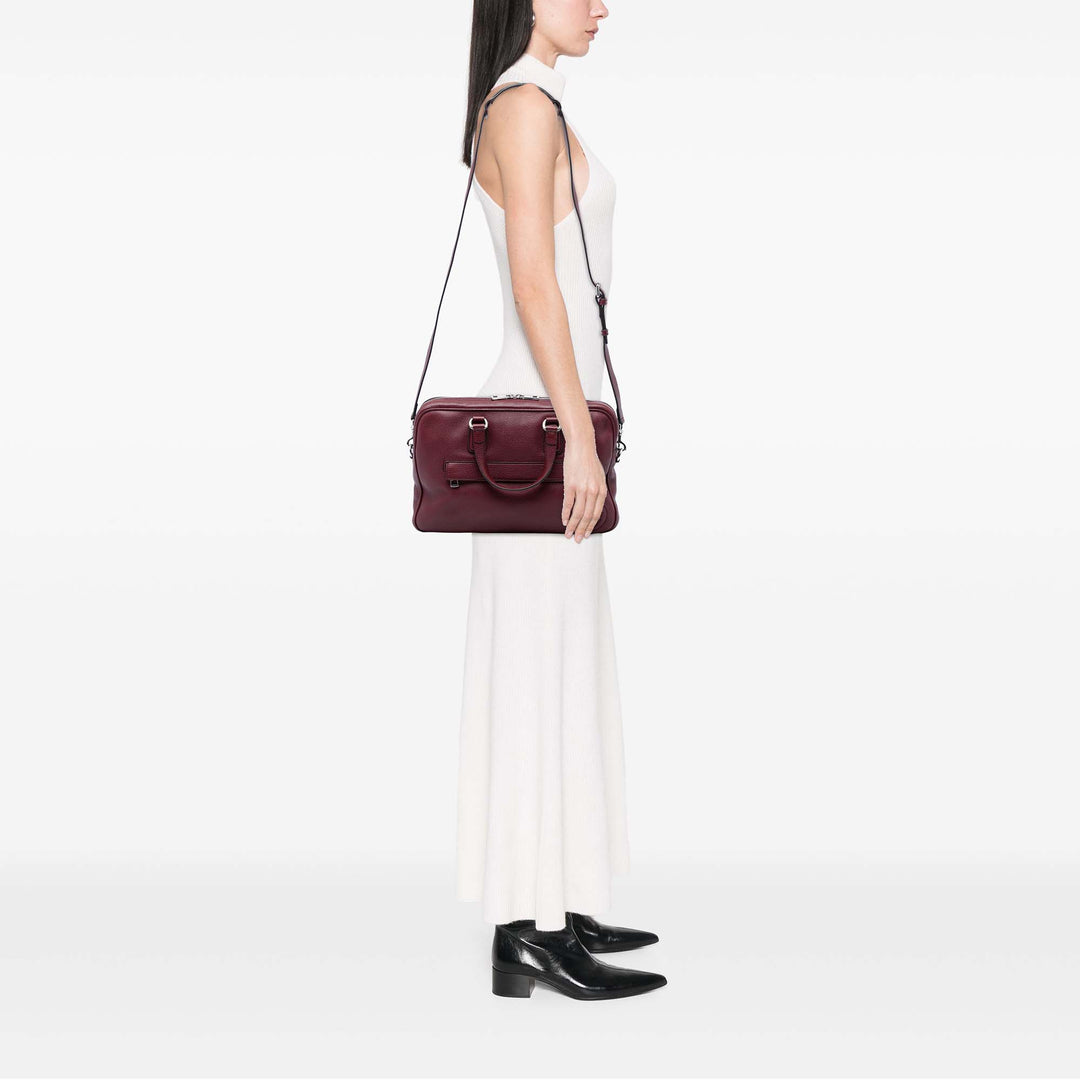 Soho Porte-documents Cuir de veau Rouge