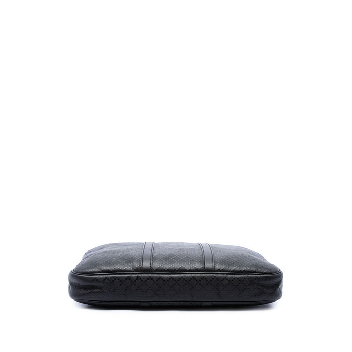 Gucci Porte-documents Diamante Business Cuir de veau Noir – vue 3 – GABY PARIS