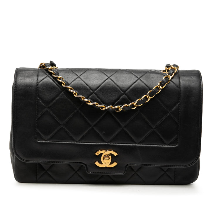 Chanel Medium Cuir d’agneau Diana Rabat intégral