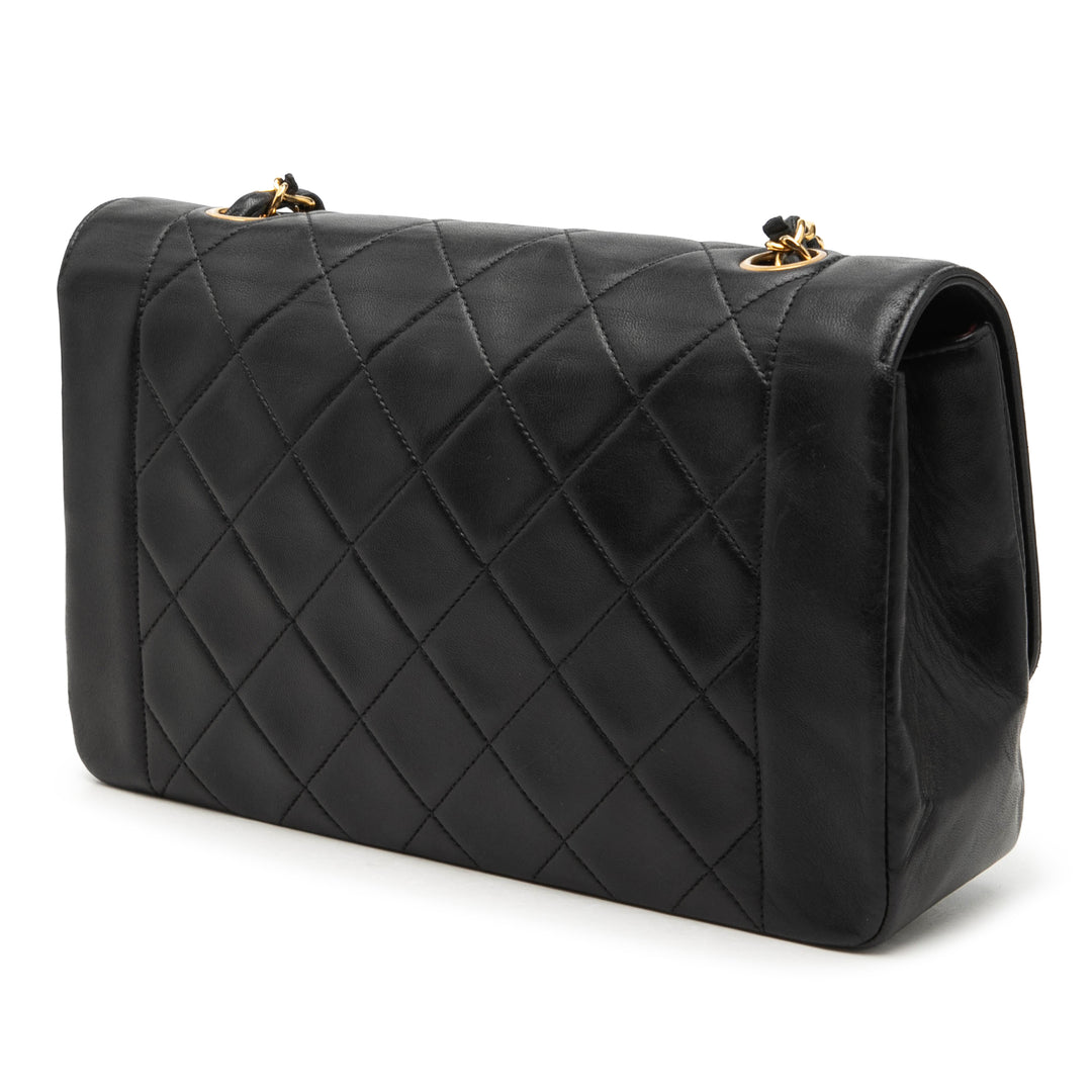 Chanel Medium Cuir d’agneau Diana Rabat intégral