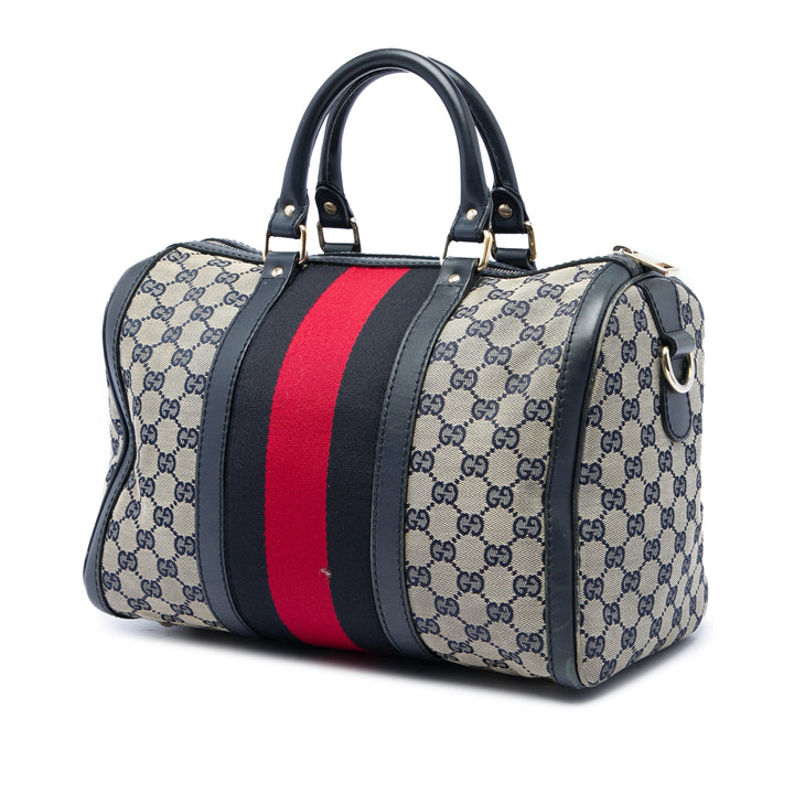 Gucci GG Web Joy Boston Sac Moyen Beige