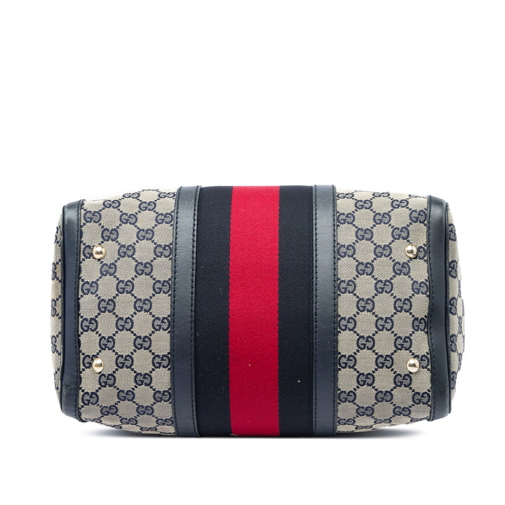 Gucci GG Web Joy Boston Sac Moyen Beige