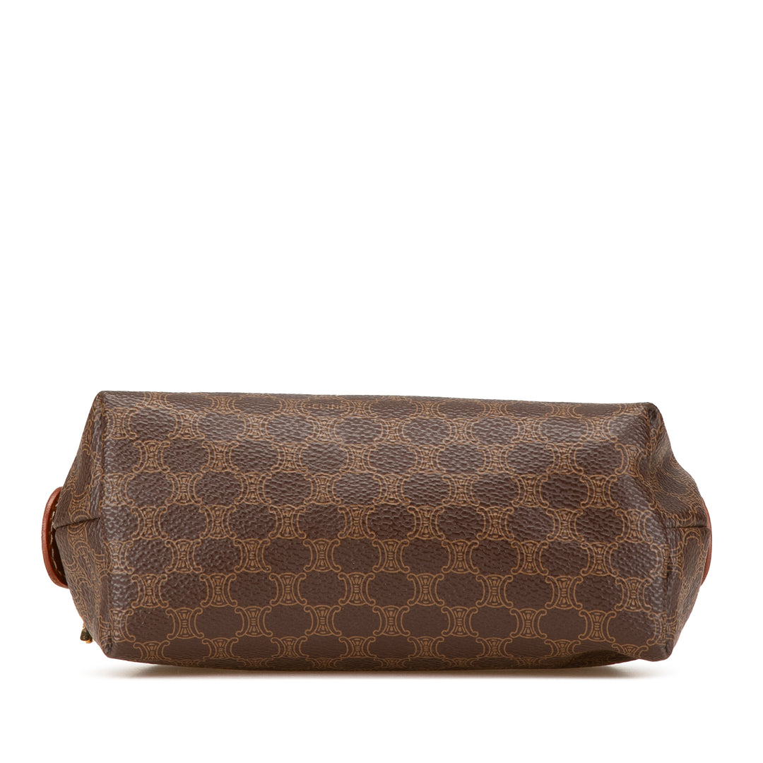 Macadam Coated Canvas Pouch Brown - Gaby Paris