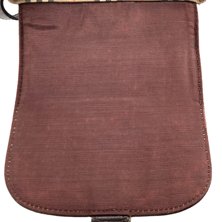 Burberry Haymarket Check Sac à dos Beige – vue 9 – GABY PARIS
