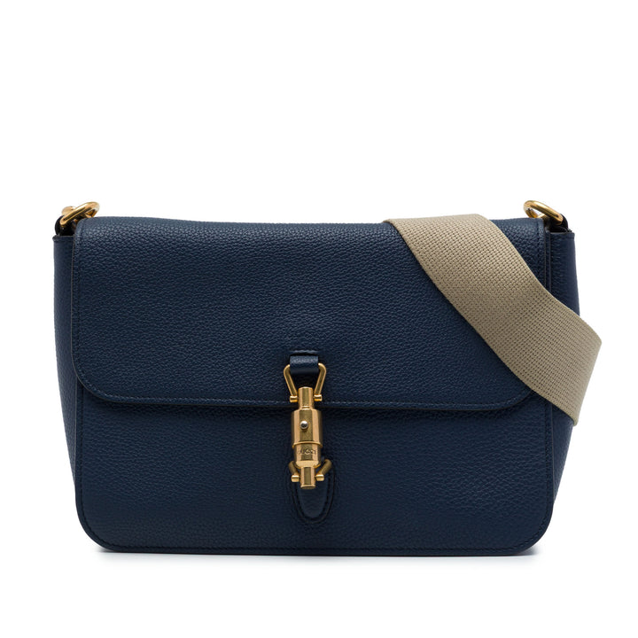 Souple Jackie Sac Cuir de veau Bleu