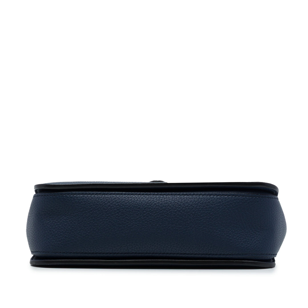 Souple Jackie Sac Cuir de veau Bleu